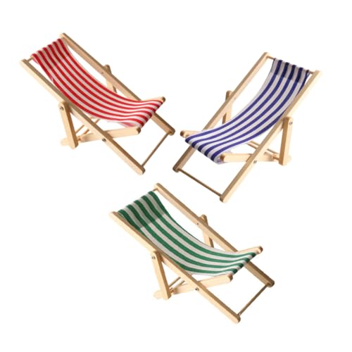 FELTECHELECTR 3 Stück Miniatur Holz Strandstuhl Teilig Faltbar mit Stoffsitz Stabiles Material Kompakt für Puppenhaus Dekoration Geeignet für Strand und Outdoor Szenarien Farbig Rot Blau Grün FELTECHELECTR 3 Stück Miniatur Holz Strandstuhl Teilig Faltbar mit Stoffsitz Stabiles Material Kompakt für Puppenhaus Dekoration Geeignet für Strand und Outdoor Szenarien Farbig Rot Blau Grün von FELTECHELECTR