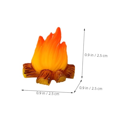 FELTECHELECTR 3 Stück Miniatur Modell Teiliges Micro Fake Fire Puppenhaus Deko Weihnachtslandschaft Landschaftsmodell Campfire Dekoration mit Realistischer Optik und Langlebiger Verarbeitung FELTECHELECTR 3 Stück Miniatur Modell Teiliges Micro Fake Fire Puppenhaus Deko Weihnachtslandschaft Landschaftsmodell Campfire Dekoration mit Realistischer Optik und Langlebiger Verarbeitung von FELTECHELECTR