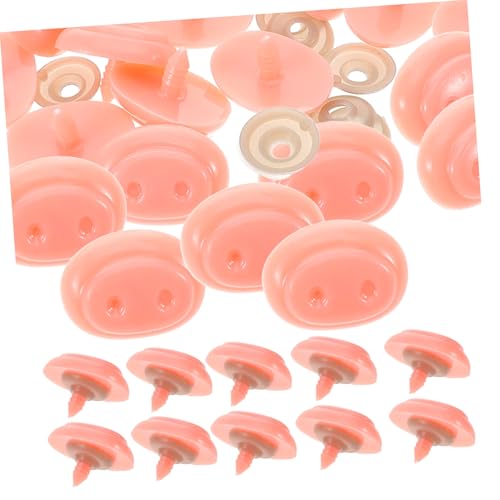 FELTECHELECTR 30 Sets Schweinenase Zubehör Schweinenase DIY Schweinenase Für DIY Tierpuppe Schweinenase Dekore Schweinenase Kit Fake Schweinenase Schweinenase Für DIY Puppen Puppennase von FELTECHELECTR