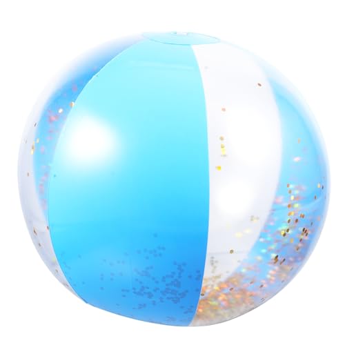 FELTECHELECTR 3St glitzernder Wasserball Wasserstrand aufblasbarer Spielzeugball Pool-Partybälle pufferball sommerspielzeug aufblasbarer Paillettenball großer aufblasbarer Wasserball PVC von FELTECHELECTR