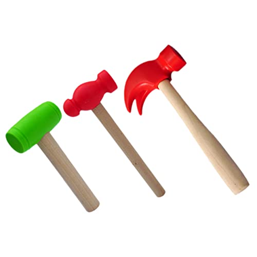 FELTECHELECTR 3stücke Mädchen Holzhammer Spielzeug Roter Und Grüner Hämmer Simulierte Werkzeuge Für Kleinkinder Fördert Greiffähigkeit Und Motorische Fähigkeiten Sicheres Und Leichtes FELTECHELECTR 3stücke Mädchen Holzhammer Spielzeug Roter Und Grüner Hämmer Simulierte Werkzeuge Für Kleinkinder Fördert Greiffähigkeit Und Motorische Fähigkeiten Sicheres Und Leichtes von FELTECHELECTR