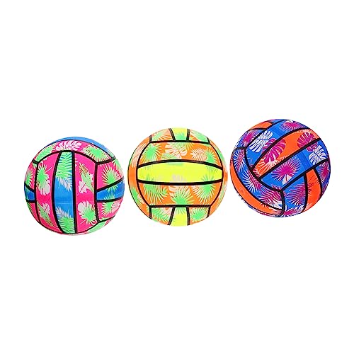 FELTECHELECTR 3st Der Ball Federnd Beach-Volleyball-Ball Wasserbälle Schwimmen Aufblasbarer Fußball Schildkroet Beachvolleyball Für Kinder Poolspiel Kinder Beachvolleyball Obststrand Spiele PVC von FELTECHELECTR