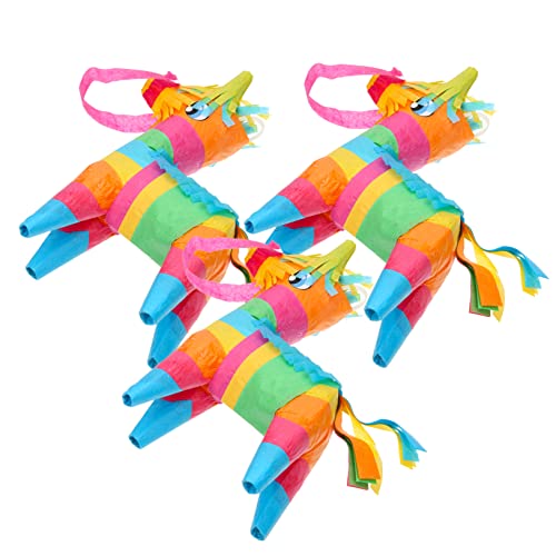 FELTECHELECTR 3st Mexikanische Piñata Fiesta-piñata Piñata Für Fiesta Festival-pinata-spielzeug Cinco De Mayo Kinderpinata Party-piñata-spielzeug Buntes Piñata-spielzeug Geburtstag Piñata Papier von FELTECHELECTR