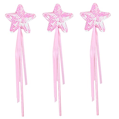 FELTECHELECTR Ribbon Design Fairy Set 3-TLG. Prinzessinnen-Spielzeug-feenstab Für Mädchen Requisiten Partygeschenke von FELTECHELECTR