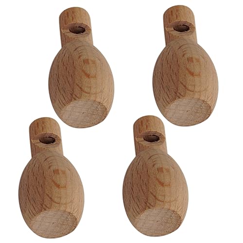 FELTECHELECTR Pfeifenspielzeug 4er-pack Unfertiges Holzpfeifen-set Montessori-musikspielzeug Für Kleinkinder Holzhandwerk von FELTECHELECTR