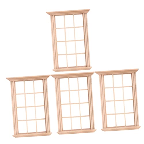 FELTECHELECTR Puppenhaus Miniatur Fenster Modelle Aus 1/12 Maßstab Ideal Für Dollhouse Supplies Und Dekoration Von Miniaturfenstern von FELTECHELECTR