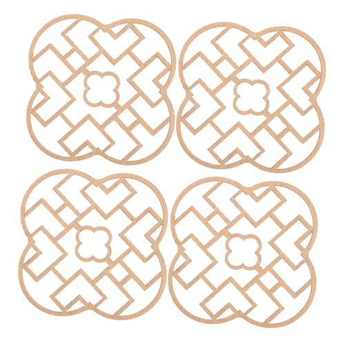 FELTECHELECTR 4 Stück Teiliges Mini Holzfenster Modell Chinesische Architektur Puppenhaus Zubehör Traditionelles Handwerksdekor für DIY Bastelprojekte und Miniaturhäuser FELTECHELECTR 4 Stück Teiliges Mini Holzfenster Modell Chinesische Architektur Puppenhaus Zubehör Traditionelles Handwerksdekor für DIY Bastelprojekte und Miniaturhäuser von FELTECHELECTR