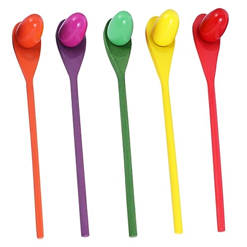 FELTECHELECTR 5 Sätze Holz Balancespielzeug Sensory Training Toy Balancierstab mit Löffel und Ball Zufällige Farben Motorikspiel für Bewegungsspiele und Koordination Geeignet Zufällige Farbe FELTECHELECTR 5 Sätze Holz Balancespielzeug Sensory Training Toy Balancierstab mit Löffel und Ball Zufällige Farben Motorikspiel für Bewegungsspiele und Koordination Geeignet Zufällige Farbe von FELTECHELECTR