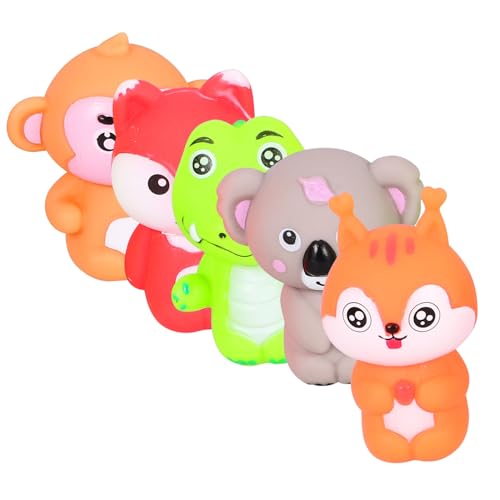 FELTECHELECTR 5 Stück Tierfiguren Spielzeug Marionette Fingerspielzeug Für Eltern Kind Spielspielzeug Spielzeug Fingerspielzeug Für Eltern Kinder Spielzeug Fingerspielzeug Fingerspielzeug PVC von FELTECHELECTR