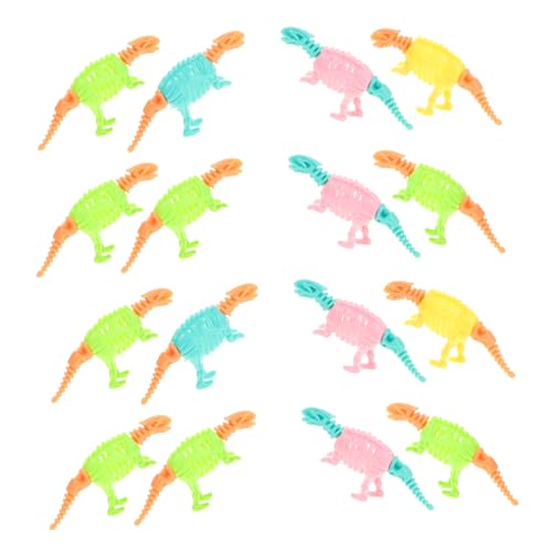 FELTECHELECTR 50 Stück Dinosaurier-Skelett-Spielzeug Coole Dinosaurierspielzeuge Dinosaurierspielzeug Für Kinder Von 2 Bis 4 Jahren Dinosaurierspielzeug Für Jungen Dinosaurierskelette Plastik von FELTECHELECTR