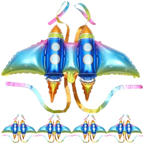 FELTECHELECTR 5St Unisex Feen Requisite Luftballons für die Party Raketenflügelballon für Party feeflügeln balloonie balons aufblasbares Kostüm Luftballons in Raketenform Performance-Kostüm von FELTECHELECTR