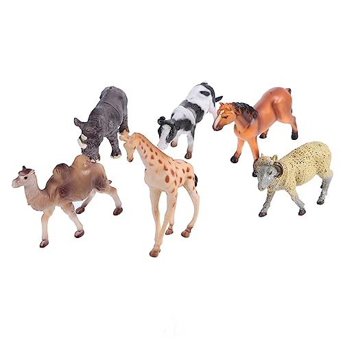 FELTECHELECTR 6 Stück Realistische Tierfiguren Zootier Modelle Für Für Bauernhof Dekoration Und Heimgestaltung Ideal Und Babyspielzeug von FELTECHELECTR