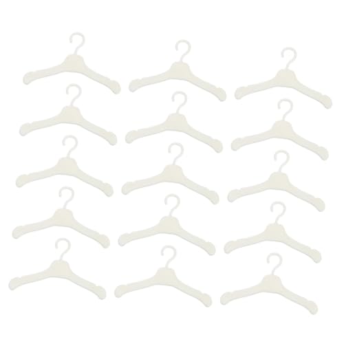 FELTECHELECTR 60 Stück Teiliges Miniatur Kunststoff Puppenkleiderbügel Weiß Kompakte Mini House Clothes Hanger für Puppenmäntel Kleider und Röcke Praktisches Puppenhaus Zubehör zur Ordentlichen FELTECHELECTR 60 Stück Teiliges Miniatur Kunststoff Puppenkleiderbügel Weiß Kompakte Mini House Clothes Hanger für Puppenmäntel Kleider und Röcke Praktisches Puppenhaus Zubehör zur Ordentlichen von FELTECHELECTR