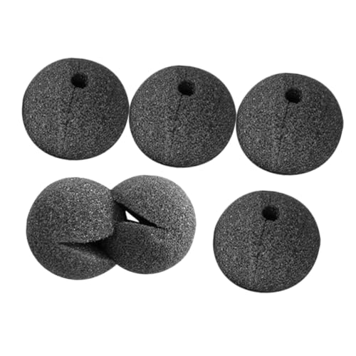 FELTECHELECTR 6-teiliges Set Mit Schwarzen Clownnasen Aus Schwamm Für Erwachsene Jungen Und Mädchen Bühnenshows Festivalveranstaltungen Maskeraden Karnevalskostüme FELTECHELECTR 6-teiliges Set Mit Schwarzen Clownnasen Aus Schwamm Für Erwachsene Jungen Und Mädchen Bühnenshows Festivalveranstaltungen Maskeraden Karnevalskostüme von FELTECHELECTR