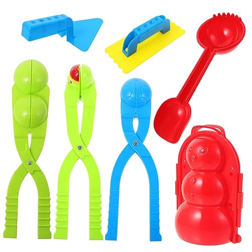 FELTECHELECTR 7 Teiliges Schneeball Maker Set Für Kreatives Schneespielzeug Für Den Winter Ideal Für Schneeballschlachten Im Freien Mit Verschiedenen Formen Und Robustem Design von FELTECHELECTR