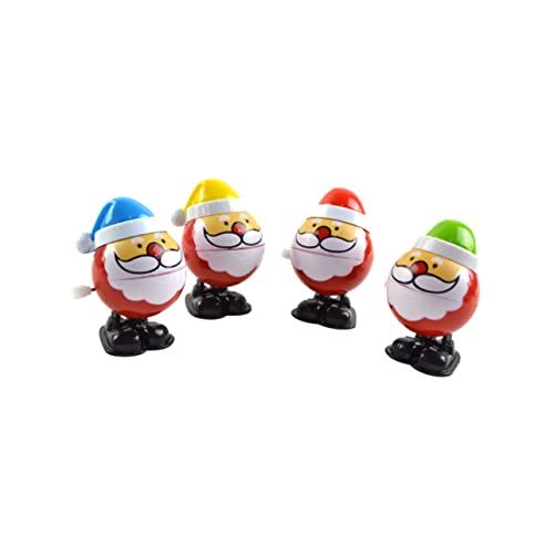 FELTECHELECTR 8 Stück Aufziehspielzeug Weihnachten Bunte Cartoon Figuren Für Kleinkinder Spielzeug Für Die Weihnachtszeit Zufälligen Farben von FELTECHELECTR