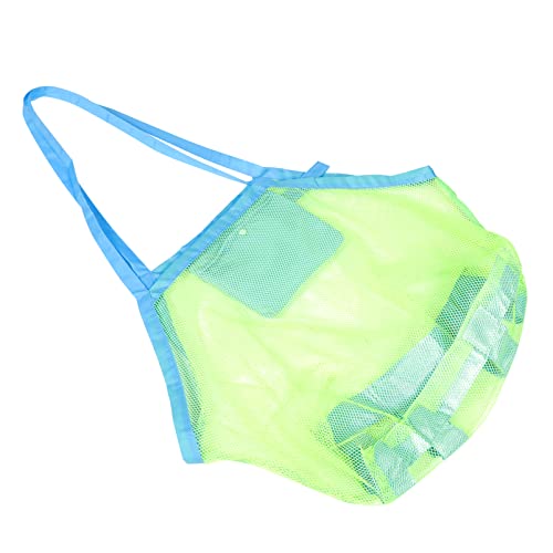 FELTECHELECTR Aufbewahrungstasche Für Spielzeugkörbe Aufbewahrung Für Mesh-Strandtasche Strandaccessoires Für Babys Aufbewahrungstasche Für Sandbecken Taschen Netz Light Green von FELTECHELECTR