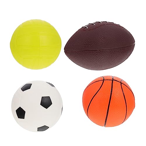 FELTECHELECTR Aufblasbarer Ball Für Kinder Spielset Mit Rugby Und Basketball Funktionen Ideal Für Drinnen Und Draußen Fördert Bewegung Und Teamgeist Buntes Design Für Viel Spaß von FELTECHELECTR