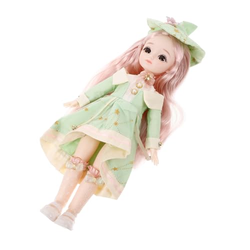 FELTECHELECTR BJD-Gelenkpuppe Kugelgelenkpuppe Bjd-Puppe Feenpuppenkleidung DIY-Puppe Make-up-Puppe 1/6 Bjd Puppenpuppen-Lolita-Kleid Puppen für Mädchen Puppenspielzeug für Mädchen Samt von FELTECHELECTR