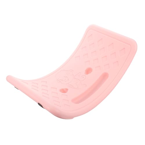 FELTECHELECTR Balanceboard Für Krabbelndes Babyspielzeug Kleinkinder Balance-sensorplatte Trainings-Balance-Board Beschäftigtes Brett Unruhscheibe Sensorische Raumausstattung Rosa Sport von FELTECHELECTR