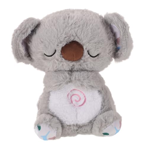 FELTECHELECTR Atmungsaktive Koala Musikpuppe Beruhigender Koala üschspielzeug Mit Sanften Melodien Für Babys Schlafspielzeug Mit Licht Ideal Zur Beruhigung Und Als Babybett Deko von FELTECHELECTR