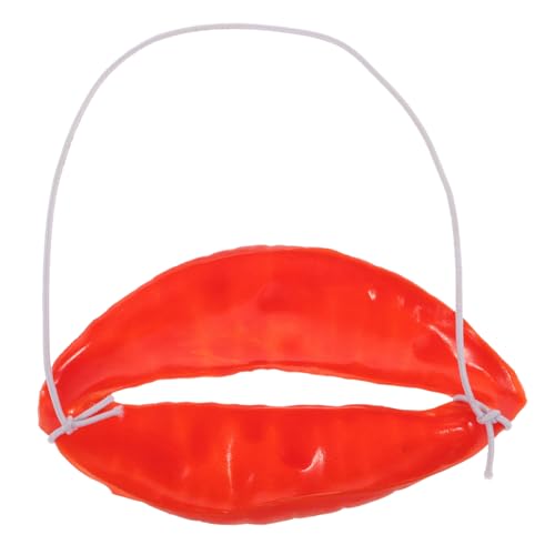 FELTECHELECTR Cartoon Wurst Mit Roten Lippen Gesichtsrequisiten Für Tanzpartys Und Festivals Spielzeugornamente Für Halloween Ideal Für Kostümpartys Und Maskeraden FELTECHELECTR Cartoon Wurst Mit Roten Lippen Gesichtsrequisiten Für Tanzpartys Und Festivals Spielzeugornamente Für Halloween Ideal Für Kostümpartys Und Maskeraden von FELTECHELECTR