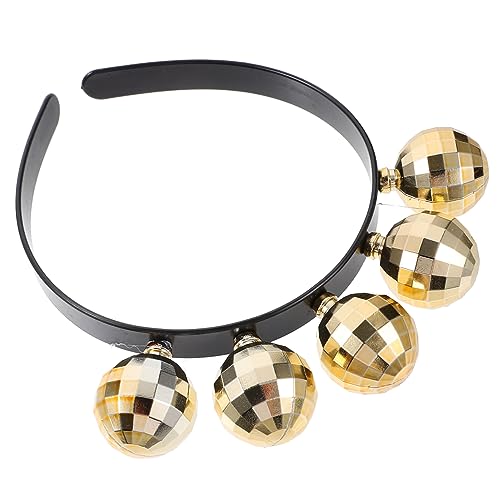 FELTECHELECTR Disco Ball Haarreif Für Partys Glitzernder Kopfschmuck Für Festivals Und Cosplay Ideal Für Geburtstagsfeiern Und Neujahrsfeiern Trendiges Haaraccessoire Für Damen von FELTECHELECTR