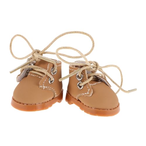 FELTECHELECTR Dollhouse Schuhe mit Verstellbaren Feinen Schnürsenkeln Weiche Puppenschuhe für Spielsets und Dekoration Passend für Bjd Puppen und Miniaturfiguren FELTECHELECTR Dollhouse Schuhe mit Verstellbaren Feinen Schnürsenkeln Weiche Puppenschuhe für Spielsets und Dekoration Passend für Bjd Puppen und Miniaturfiguren von FELTECHELECTR
