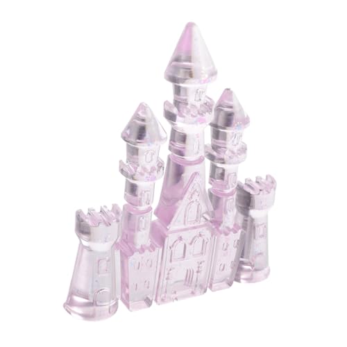 FELTECHELECTR Edelstein Burg Spielzeug Spielzeug Mädchen Spielzeug Spielzeug Prinzessin Kuchen Topper Burg Spielzeug Burg Modell Prinzessin Schlösser Spielzeug Kristall Burg Prinzessin Kuchen von FELTECHELECTR