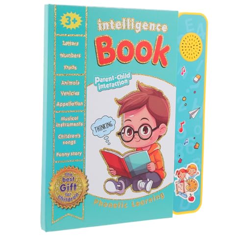 FELTECHELECTR Englisch Lesepunkt Sound Bücher In Englisch Für Kinder Englisch Lernbuch Englisches Buchstabenspielzeug Englisches Alphabet Spielzeug Elektronisches Alphabet Buch Kinder von FELTECHELECTR