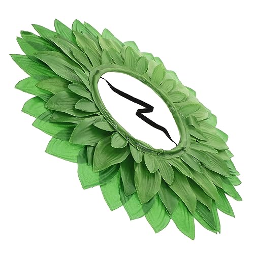 FELTECHELECTR Gänseblümchen-kopfbedeckung Blumenkopfschmuck Cosplay Blumenstirnband Sonnenblumenhut-kapuze Sonnenblumen-kostüm-requisiten Neuartige Hüte Seidentuch Bilden Kind Kleidungsstücke von FELTECHELECTR