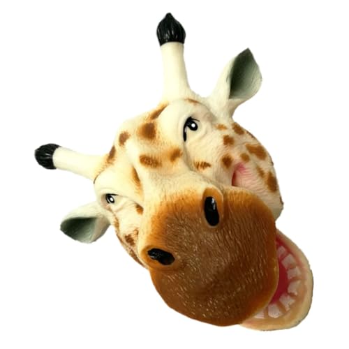 FELTECHELECTR Handpuppe Giraffe Interaktives Für Babys Und Kleinkinder Lustige Tierhandpuppe Aus Hochwertigem Material Für Kreatives Rollenspiel Und Frühkindliche Entwicklung von FELTECHELECTR