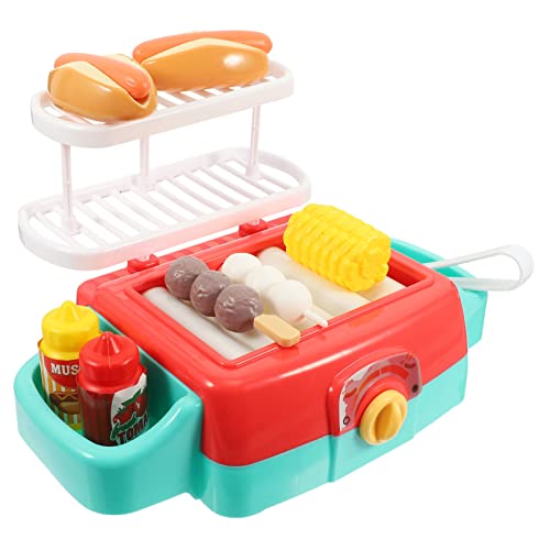 FELTECHELECTR Kinder Grill Kinder Küchengeräte Set 1 Set Grill Für Simuliertes Grillspielzeug Aus Ideales Rollenspielzeug Für Zu Hause Fördert Kreatives Und Interaktion von FELTECHELECTR