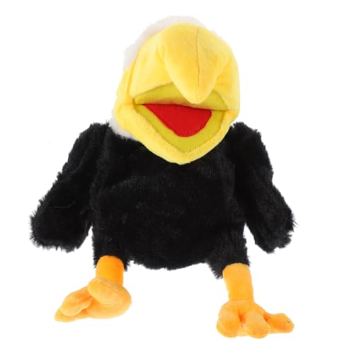 FELTECHELECTR Handpuppe Eule Cartoon-Marionette Vogelpuppe Plüsch-Vogelspielzeug Plüsch Handpuppe entzückende Handpuppe kreatives Puppenspielzeug Handpuppe Spielzeug Rollenspiel Handpuppe ，PP von FELTECHELECTR