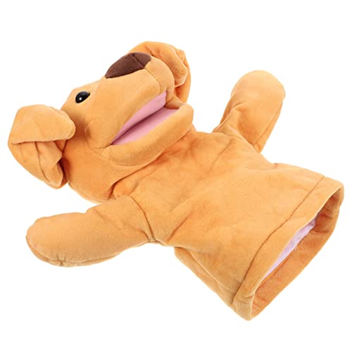 FELTECHELECTR Große üsch Handpuppe Hund Lernspielzeug Für Dekorative Handpuppe Für Geschichtenerzählen Weiche Tierfigur Für Spiel Und Spaß Ideal Für Jungen Und ädchen von FELTECHELECTR