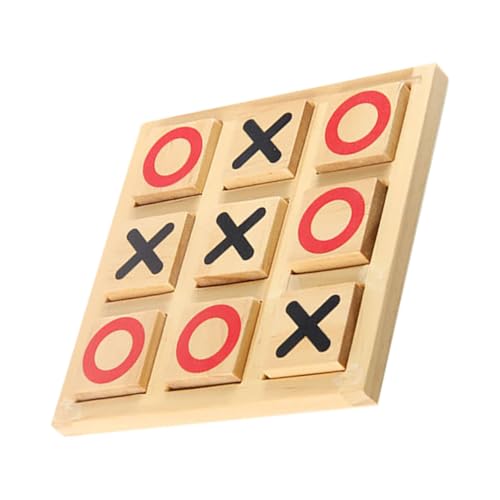 FELTECHELECTR Interaktives Holz Xo Schach Brettspiel Set Für Kinder Und Familien Handgefertigtes Lernspielzeug Pädagogisches Familienspiel Ideales Für Jede Gelegenheit von FELTECHELECTR