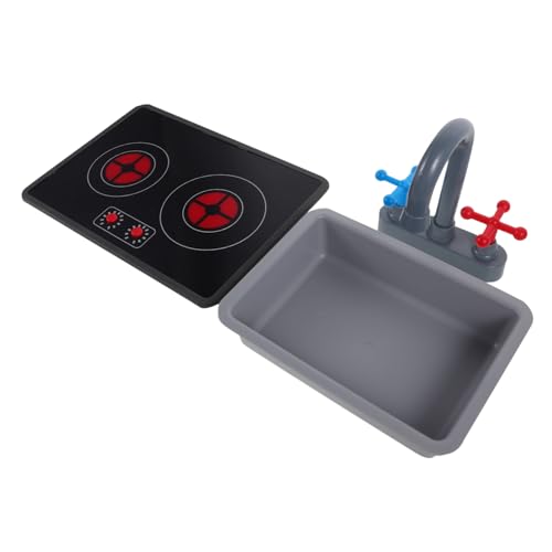 FELTECHELECTR Kinderküchenspielzeug Set mit Realistischem Wasserhahn Induktionskochfeld Licht Sound Effekten Ergonomisch Kompakt Fördert Feinmotorik für Jungen Mädchen Familien Spielspaß FELTECHELECTR Kinderküchenspielzeug Set mit Realistischem Wasserhahn Induktionskochfeld Licht Sound Effekten Ergonomisch Kompakt Fördert Feinmotorik für Jungen Mädchen Familien Spielspaß von FELTECHELECTR