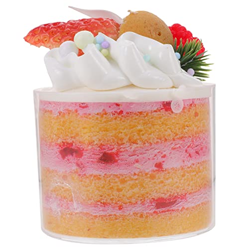 FELTECHELECTR Künstlicher Kuchen Dekoration Modell Realistisches Fake Cake Dessert Ornament Für Home Decor Fotorequisiten Und Cup Fruit Cream Cake 6號 von FELTECHELECTR