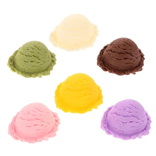FELTECHELECTR Künstliche Eiskugeln Selbstgemacht Eiscreme Modell Lebensechtes Dessertspielzeug Eisdielenbedarf Spielzeug für Kreative Dekorationen FELTECHELECTR Künstliche Eiskugeln Selbstgemacht Eiscreme Modell Lebensechtes Dessertspielzeug Eisdielenbedarf Spielzeug für Kreative Dekorationen von FELTECHELECTR