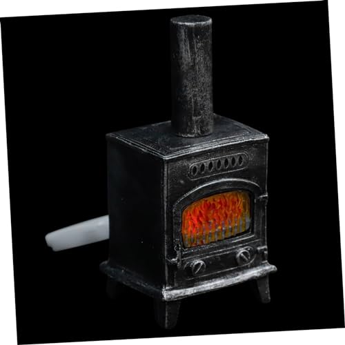 FELTECHELECTR Miniatur Kamin Modell aus Hochwertigem Resin mit LED Licht Puppenhaus Zubehör Realistische Deko für Puppenmöbel und Mikro Landschaften Kompakt und Leicht für Puppenstube und FELTECHELECTR Miniatur Kamin Modell aus Hochwertigem Resin mit LED Licht Puppenhaus Zubehör Realistische Deko für Puppenmöbel und Mikro Landschaften Kompakt und Leicht für Puppenstube und von FELTECHELECTR