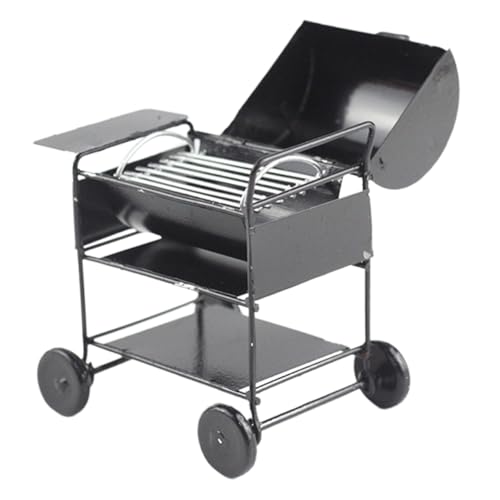 FELTECHELECTR 12 Simulierter Grill BBQ Zubehör Für Miniaturmöbel Grills Für Rollenspiele Puppenhäusern Ideales Zubehör Für Kreative Spielwelten von FELTECHELECTR