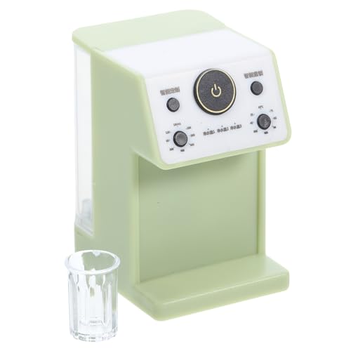 FELTECHELECTR Miniatur-Wasserspender Stellen Sie Sich vor, Sie Spielen Möbel Mini-Wasserspender für Kinder Korb Wasserspender für Puppenhaus dekorativer Mini-Wasserspender Plastik Light Green von FELTECHELECTR