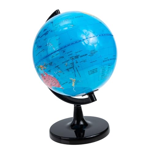 FELTECHELECTR -Modell Welt heim Karte Zinn Erde Globen World map Dekoration kinderzimmer Earth of All map of The World Lernspielzeug Lehrmittel Schreibtischglobus Büro- - Plastik von FELTECHELECTR