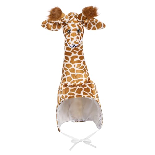 FELTECHELECTR Tierische Performance Hut Giraffe Interaktive Tiermütze Für Eltern Und Ideal Für Kostümpartys Und Aufführungen Unisex Giraffenmütze Für Kreative Auftritte von FELTECHELECTR