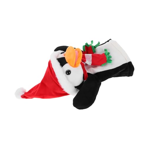 FELTECHELECTR Pinguin-handpuppe Pinguin-gastgeschenke Weiche Puppen Plüsch-handpuppen Puppentiere Festliche Handpuppen Interaktive Handpuppen Puppen Mit Tiercharakter Puppentheatertiere Stoff von FELTECHELECTR