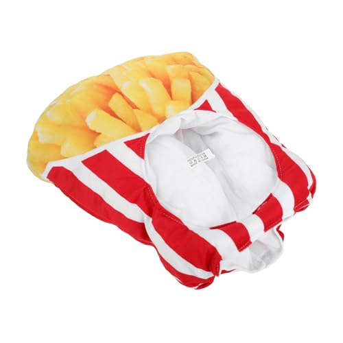 FELTECHELECTR Pommes-frites-hut Cosplay-party-kopfschmuck Leistungsstütze Entzückender Hut Kostümzubehör Festival Cosplay Kopfschmuck Lustiger Cosplay-hut Cosplay-party-versorgung Pp Baumwolle von FELTECHELECTR