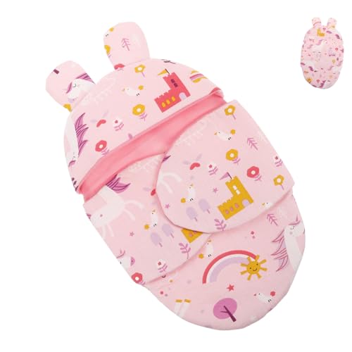 FELTECHELECTR Puppenschlafsack Babydecke Wolldecke Schlafsack Wiedergeborenes Puppen-Outfit Zubehör Für Babypuppen Kleidung Für Babypuppen Babypuppendecke Neugeborene Puppe Stoff von FELTECHELECTR