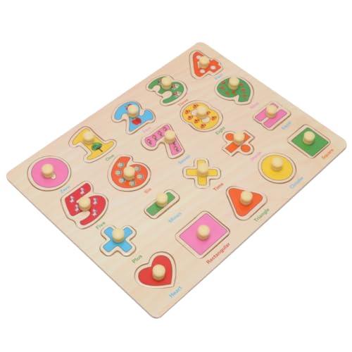 FELTECHELECTR Puzzles aus Holz Kinder Puzzle rätselbuch Kinder Pädagogisches Spielzeug holzspielsachen Kinder laubsäge Lernspielzeug Rätsel für Kinder Mathe-Puzzle Puzzlespiele Bambus von FELTECHELECTR