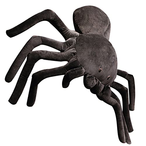 FELTECHELECTR Riesen üsch Spinne Kuscheltier Weiches Stofftier Für Ideales Zum Geburtstag Oder Halloween Perfekt Und Dekoration Gruselige Spinnenoptik von FELTECHELECTR