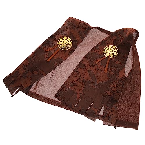 FELTECHELECTR Rollenspielkostüm Jungenkleidung Halloween-kostüme Für Jungen Cosplay-kostüme Für Jungen Kostümzubehör Kinder-Cosplay-Kleidung Für Party Karnevalskostümweste Brown Gestrick von FELTECHELECTR